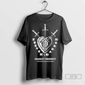 Officials Heart Charley Crockett Silver Dagger 2025 T Shirts