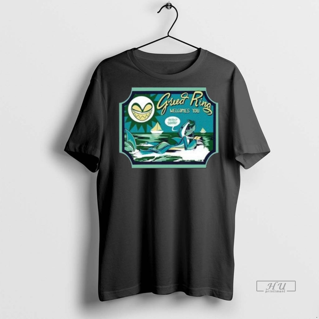 Officials Helluva Boss Chaz Halloween Slasher Shark Robot Long Sleve Shirt Sweater