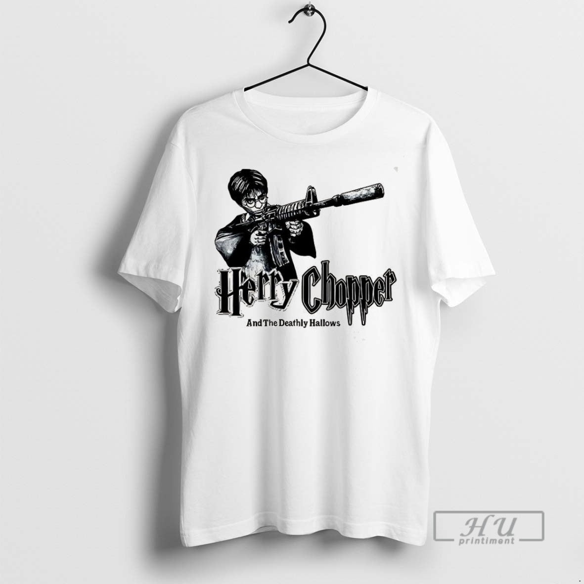 Officials Herry Chopper And The Deathly Hallows Parody T Shirt