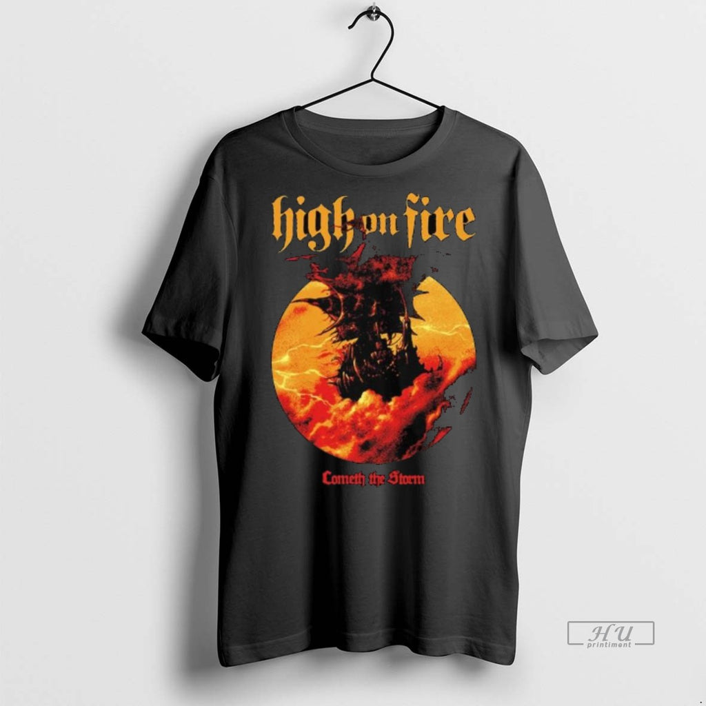 Officials High On Fire Cometh The Storm Long Sleve Tee Shirt Sweater