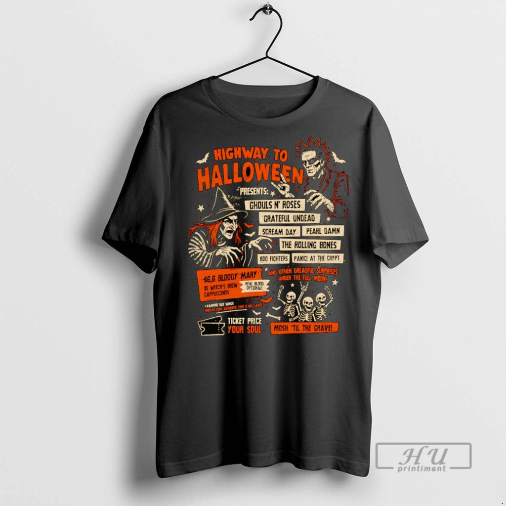 Officials Highway To Halloween T Shirt