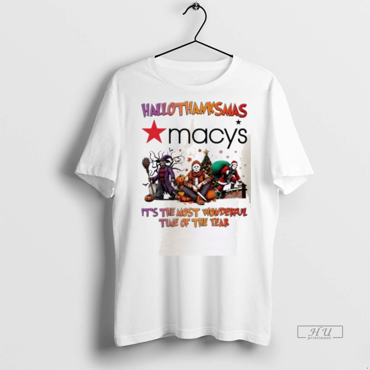 Officials Horror Character X Macys Hallothanksmas Its The Most Wonderful Time Of The Year Tee
