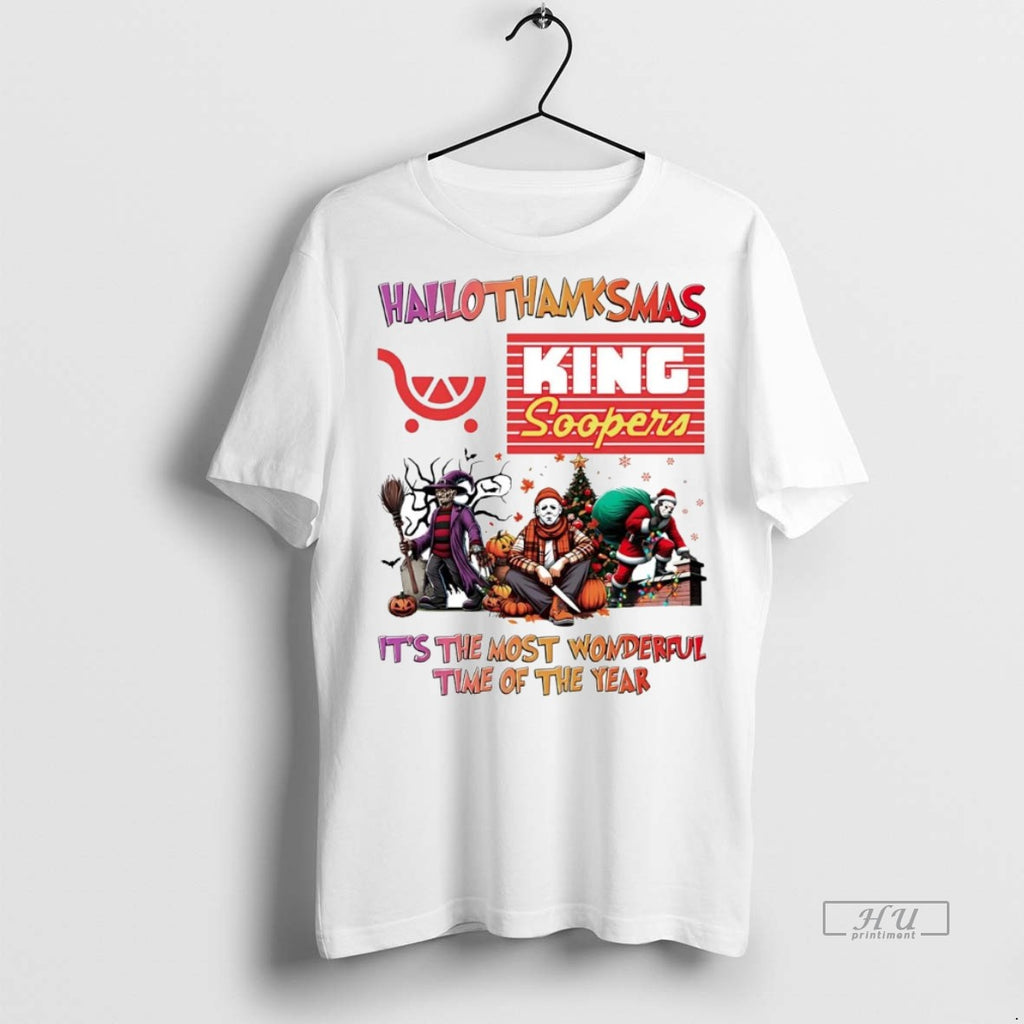 Officials Horror Movies King Soopers Hallothanksmas Its The Most Wonderful Time Tee Shirt Sweater
