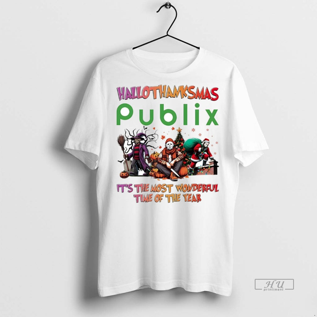 Officials Horror Movies Publix Hallothanksmas Its The Most Wonderful Time Tee Shirt Sweater