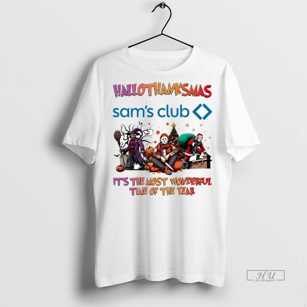 Officials Horror Movies Sams Club Hallothanksmas Its The Most Wonderful Time Tee Shirt Sweater