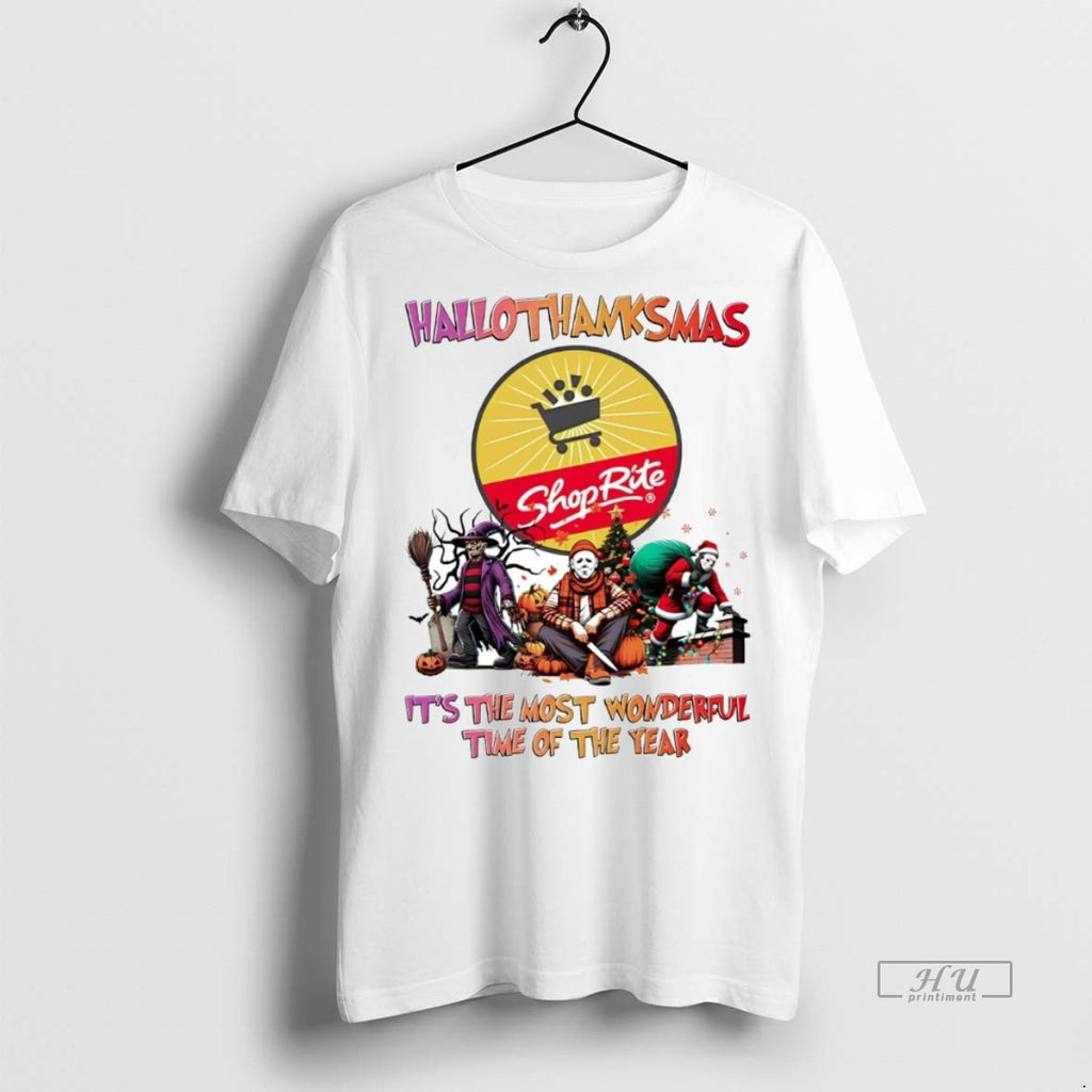 Officials Horror Movies Shop Rite Hallothanksmas Its The Most Wonderful Time Tee Shirt Sweater