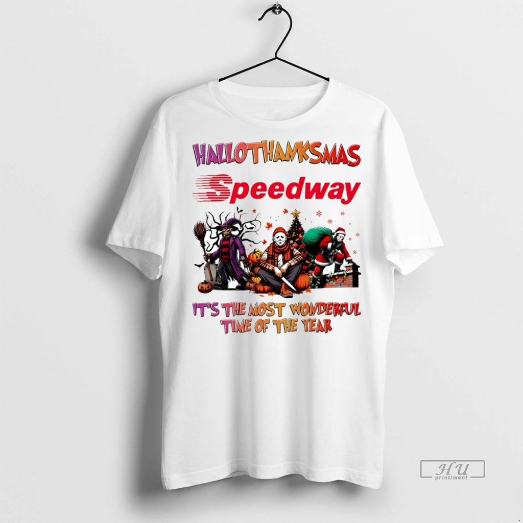 Officials Horror Movies Speedway Hallothanksmas Its The Most Wonderful Time Tee Shirt Sweater