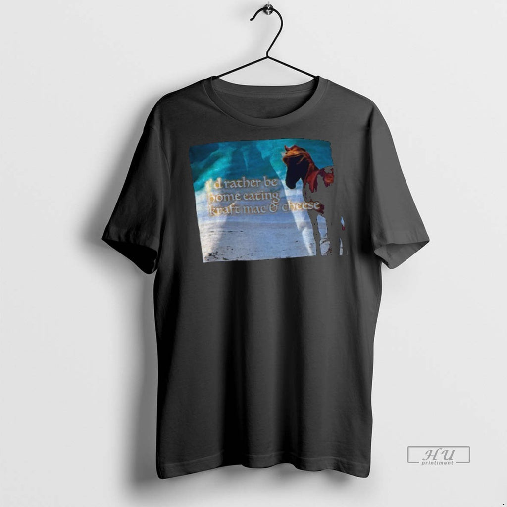 Officials Horse Id Rather Be Home Eating Kraft Mac And Cheese Shirt Sweater