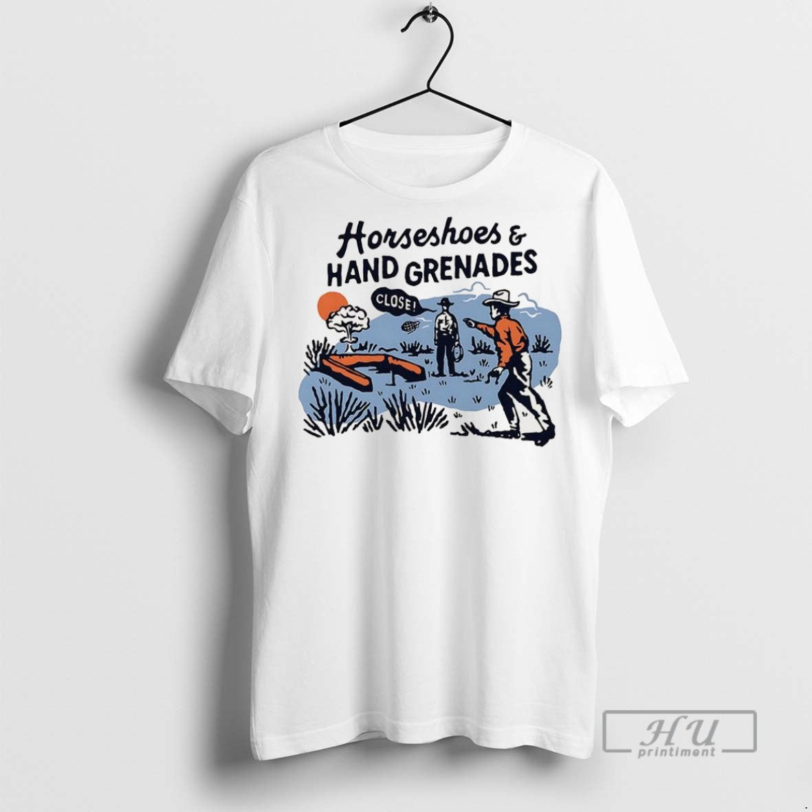 Officials Horseshoes And Hand Grenades T Shirt