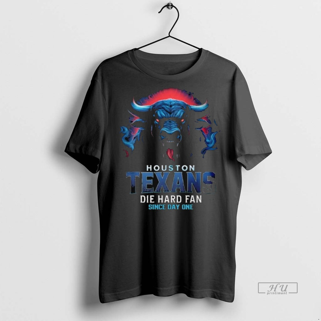 Officials Houston Texans Die Hard Fan Since Day One Long Sleve Shirt Sweater
