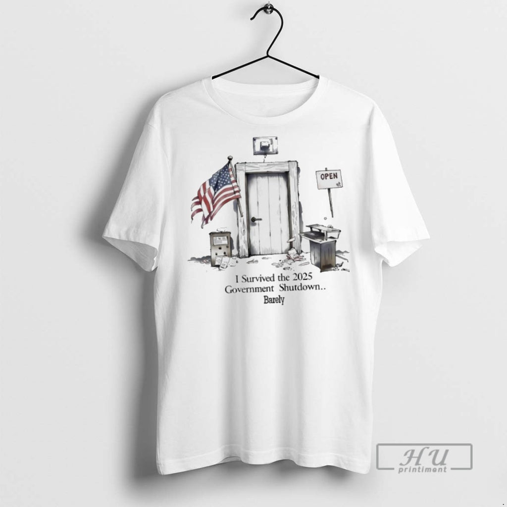 Officials I Survivor The 2025 Government Shutdown Barely T Shirts