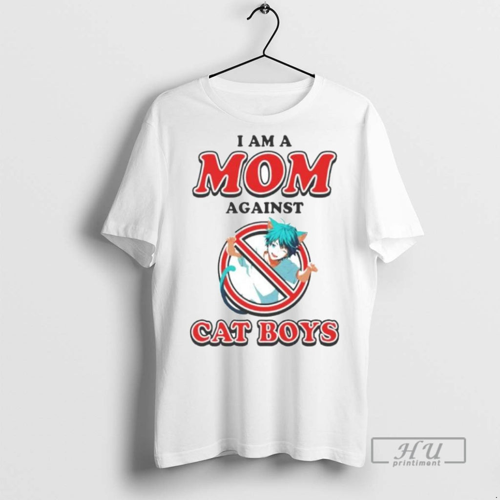 Officials I Am A Mom Against Cat Boys Ornaments T Shirt