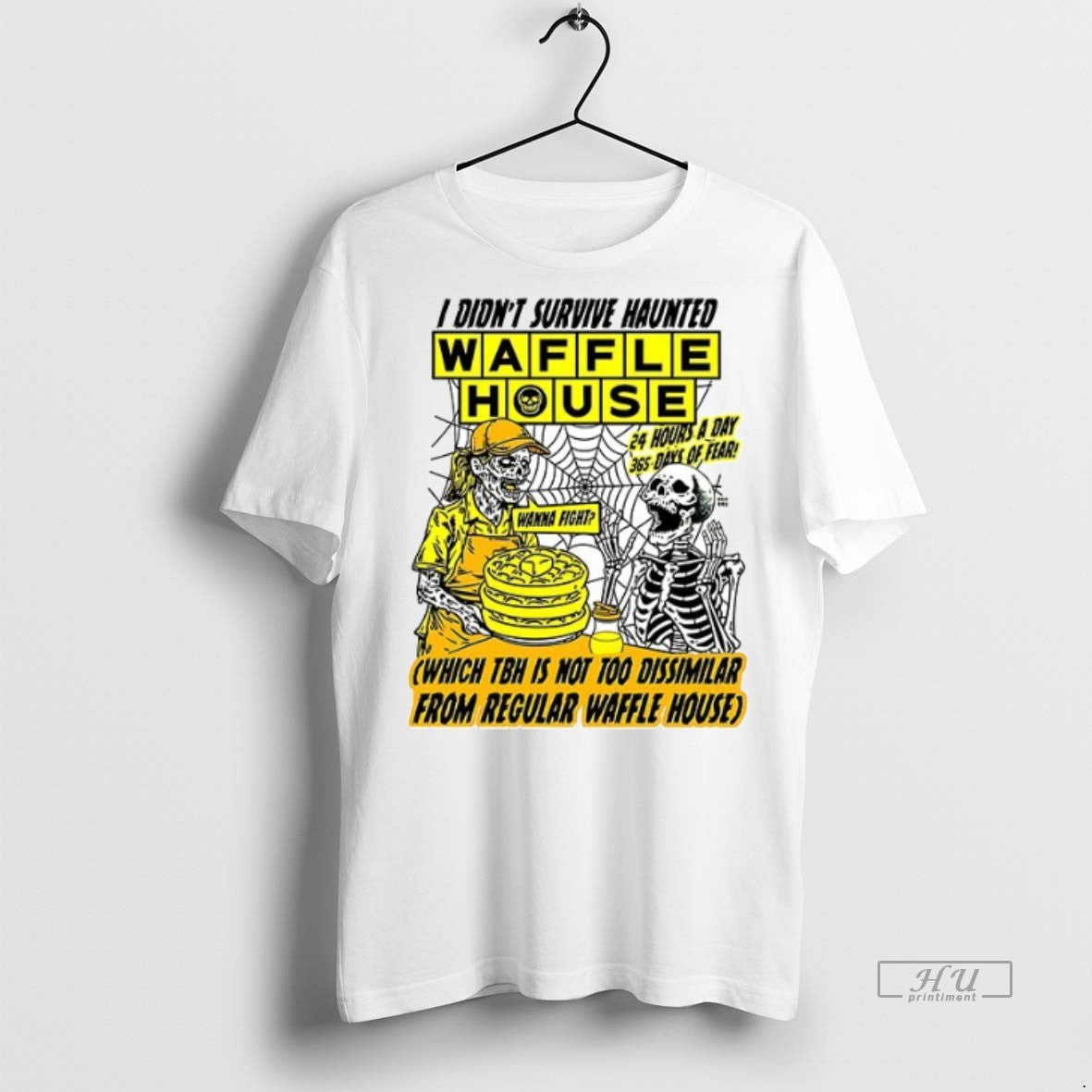 Officials I Didnt Survive Haunted Waffle House Ceramic Ceramic And Classic Dad Cap