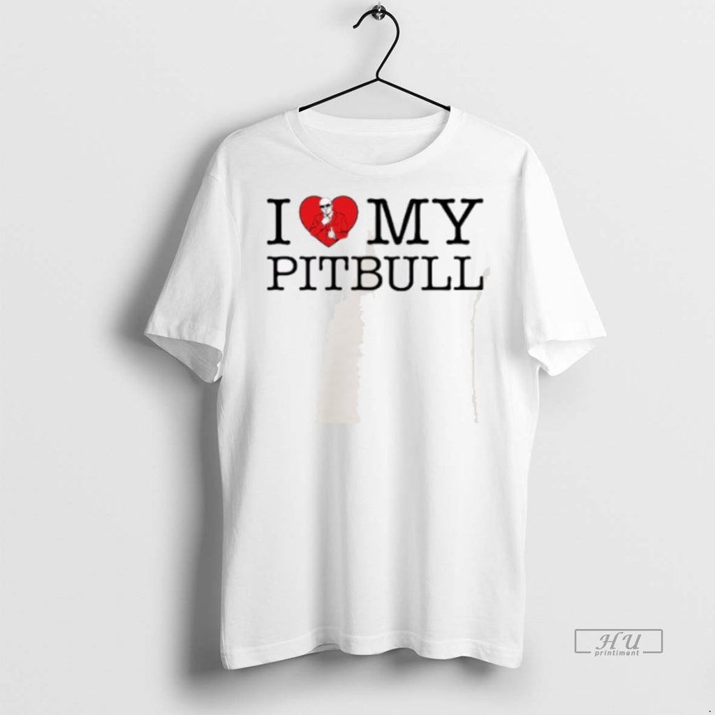 Officials I Love My Pitbull Tee Shirt Sweater