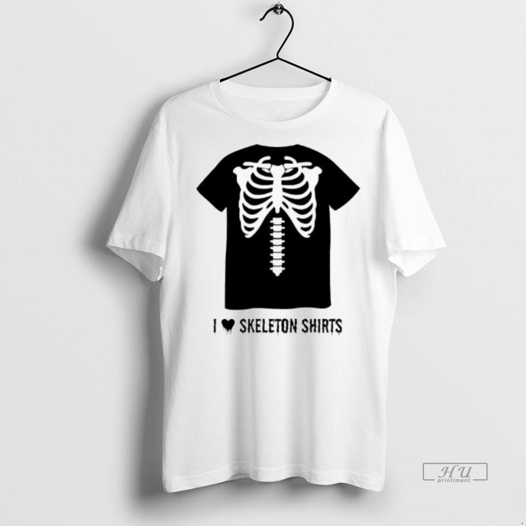 Officials I Love Skeleton Shirts Heart Shirt Sweater