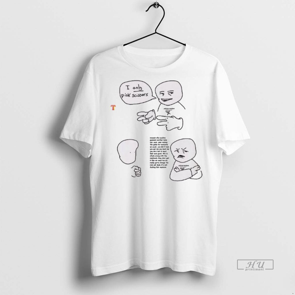 Officials I Only Pick Scissors Tee Shirt Sweater