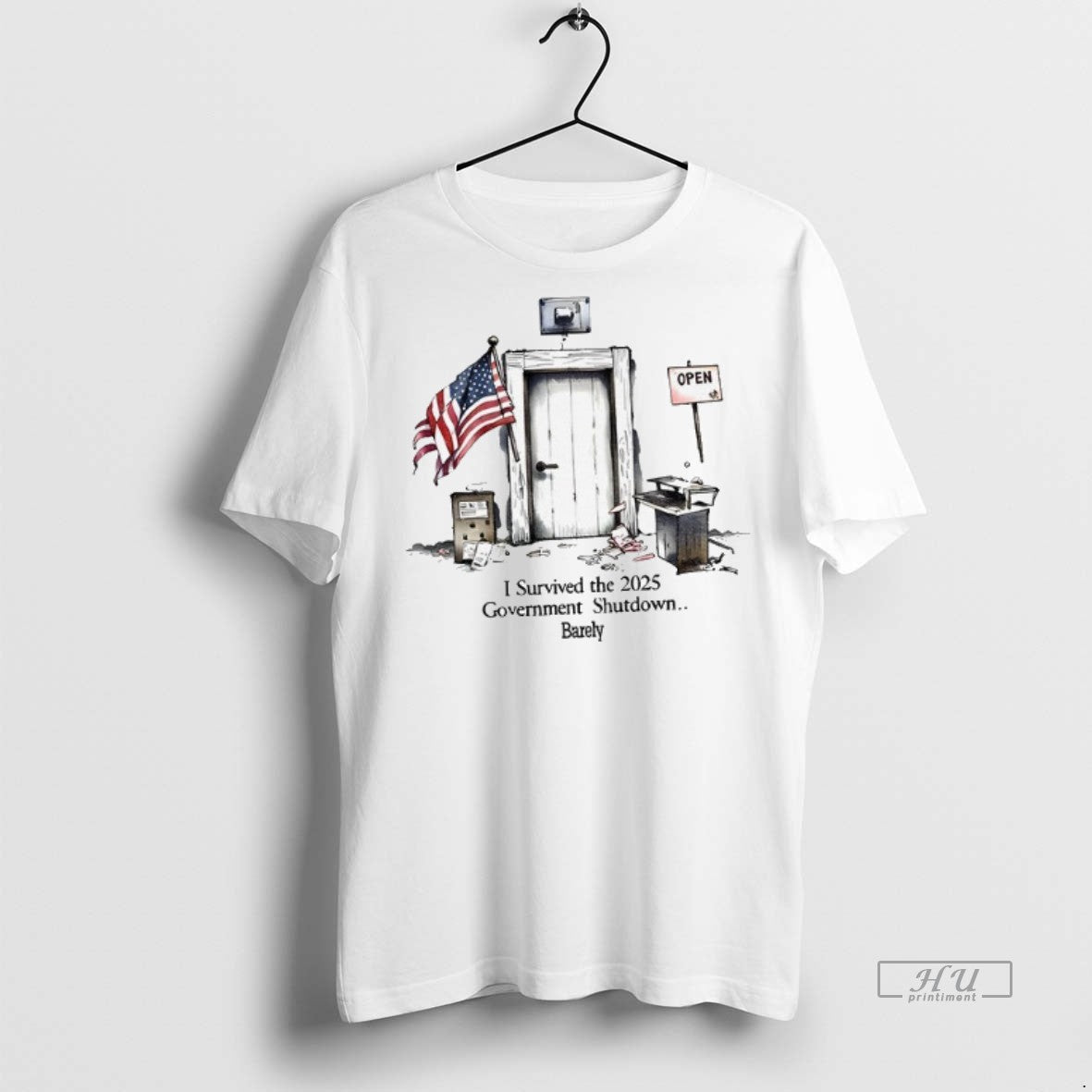 Officials I Survived The 2025 Government Shutdown Tee Shirt Sweater