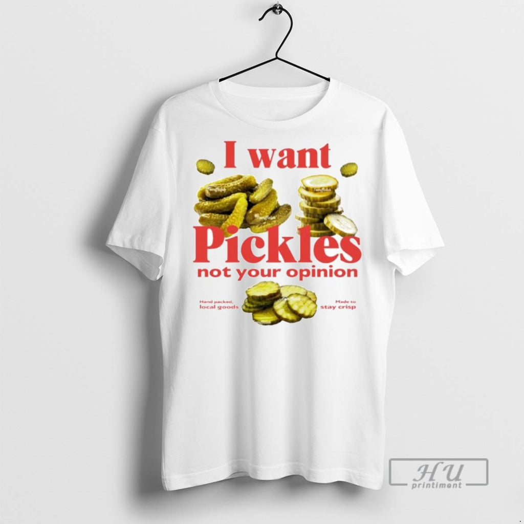 Officials I Want Pickles Not Your Opinion Ornaments T Shirt