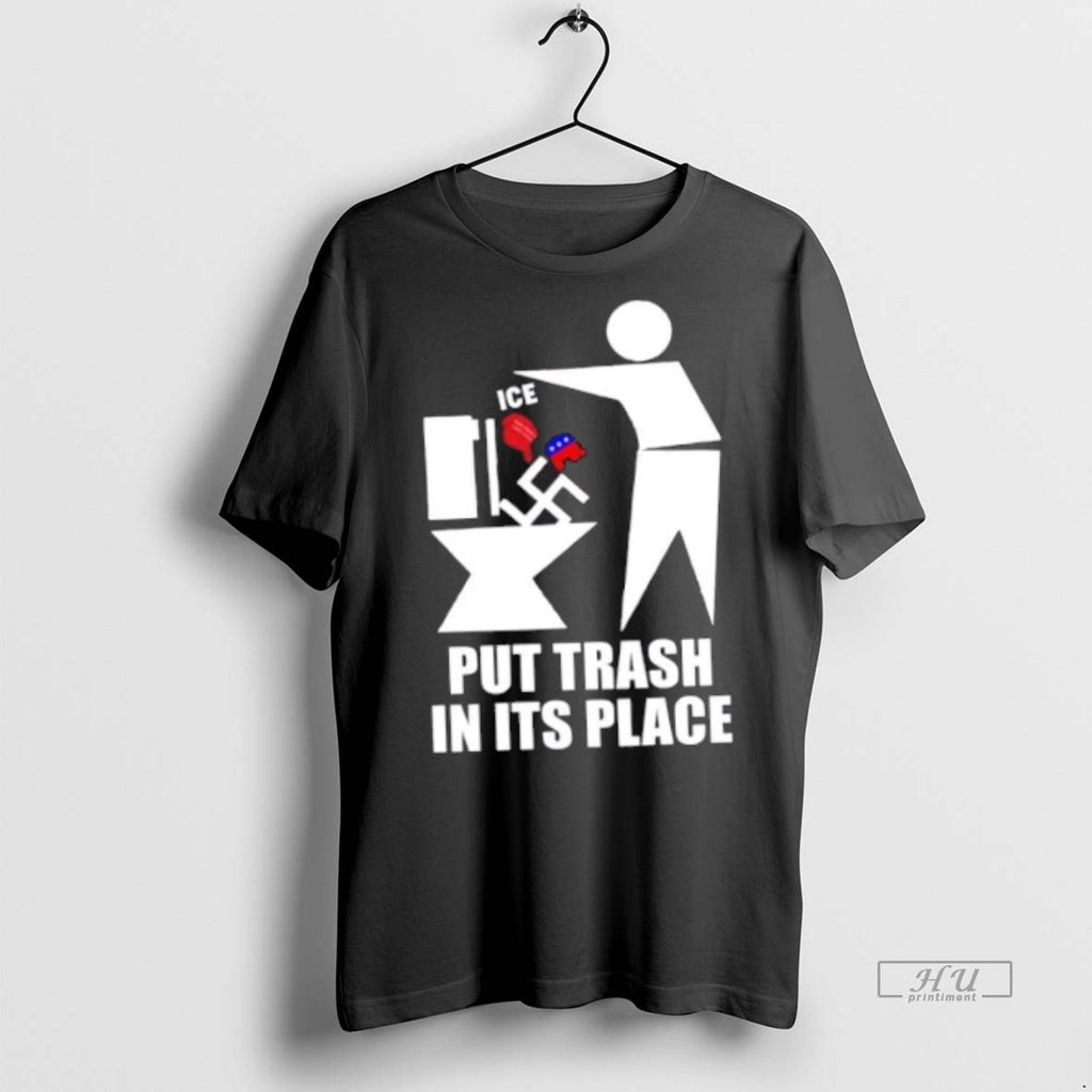 Officials Ice Toilet Put Trash In Its Place Tee Shirt Sweater