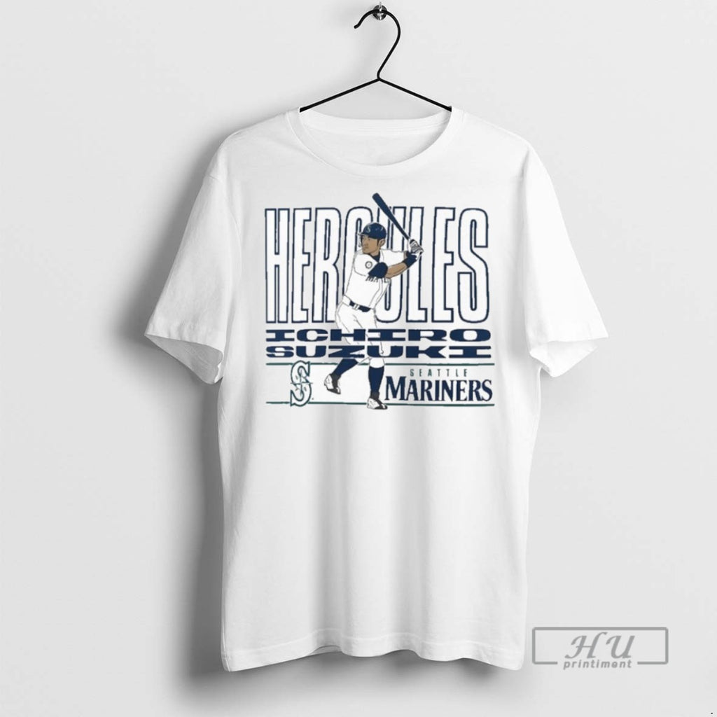 Officials Ichiro Suzuki Seattle Mariners Cooperstown Player T Shirts Sweatshirt Hoodies