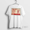 Officials In N Out Burger Double Double Cheeseburger Hamburger French Fries Shakes T Shirt