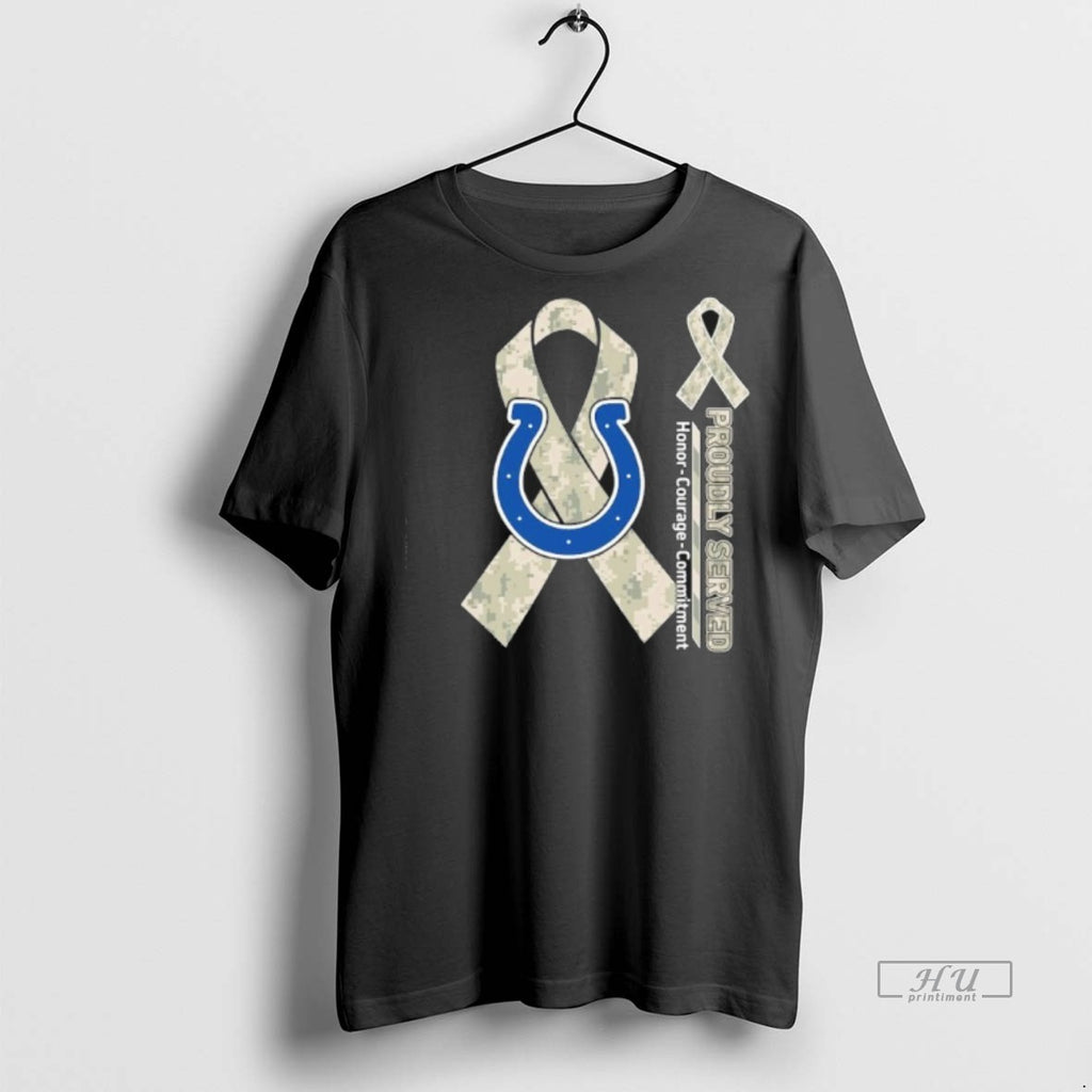 Officials Indianapolis Colts Proudly Served Honor Courage Commitment Tee Shirt Sweater