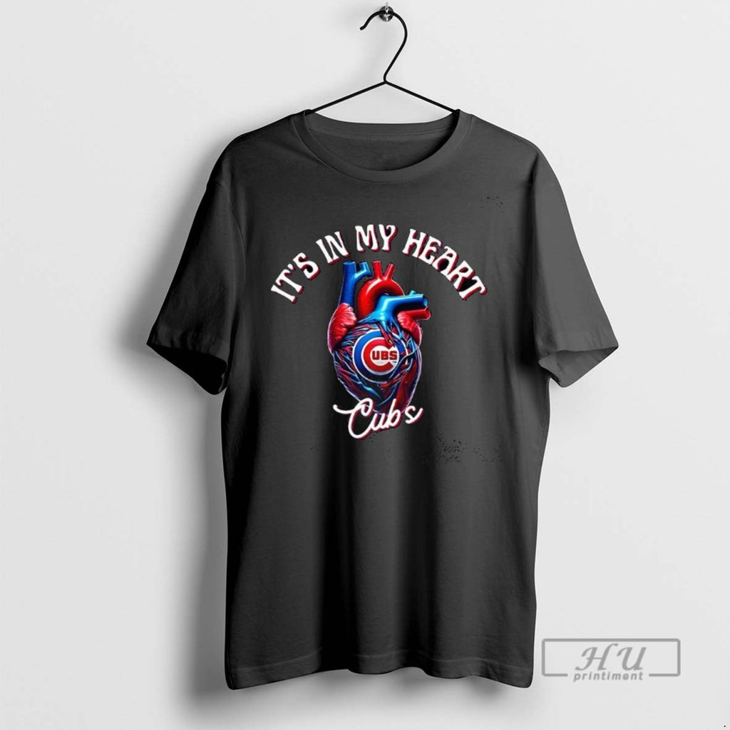 Officials Its In My Heart Chicago Cubs Baseball Lovers T Shirt