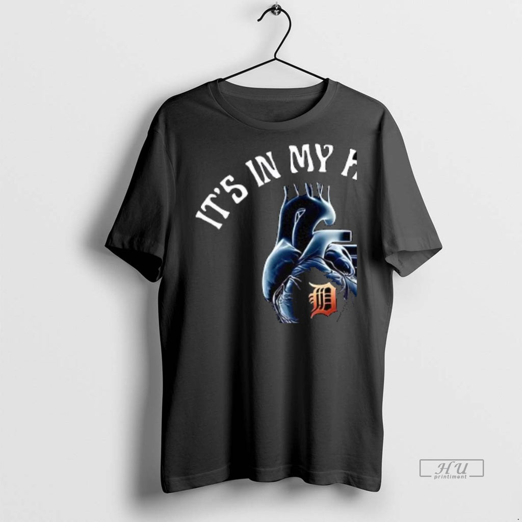 Officials Its In My Heart Detroit Tigers Baseball Lovers Tee Shirt Sweater