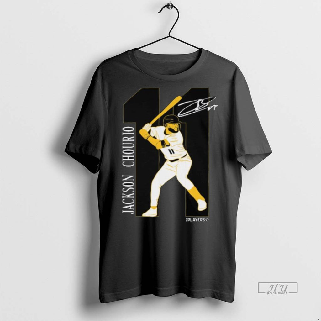 Officials Jackson Chourio 11 Milwaukee Brewers Signature Long Sleve Tee Shirt Sweater