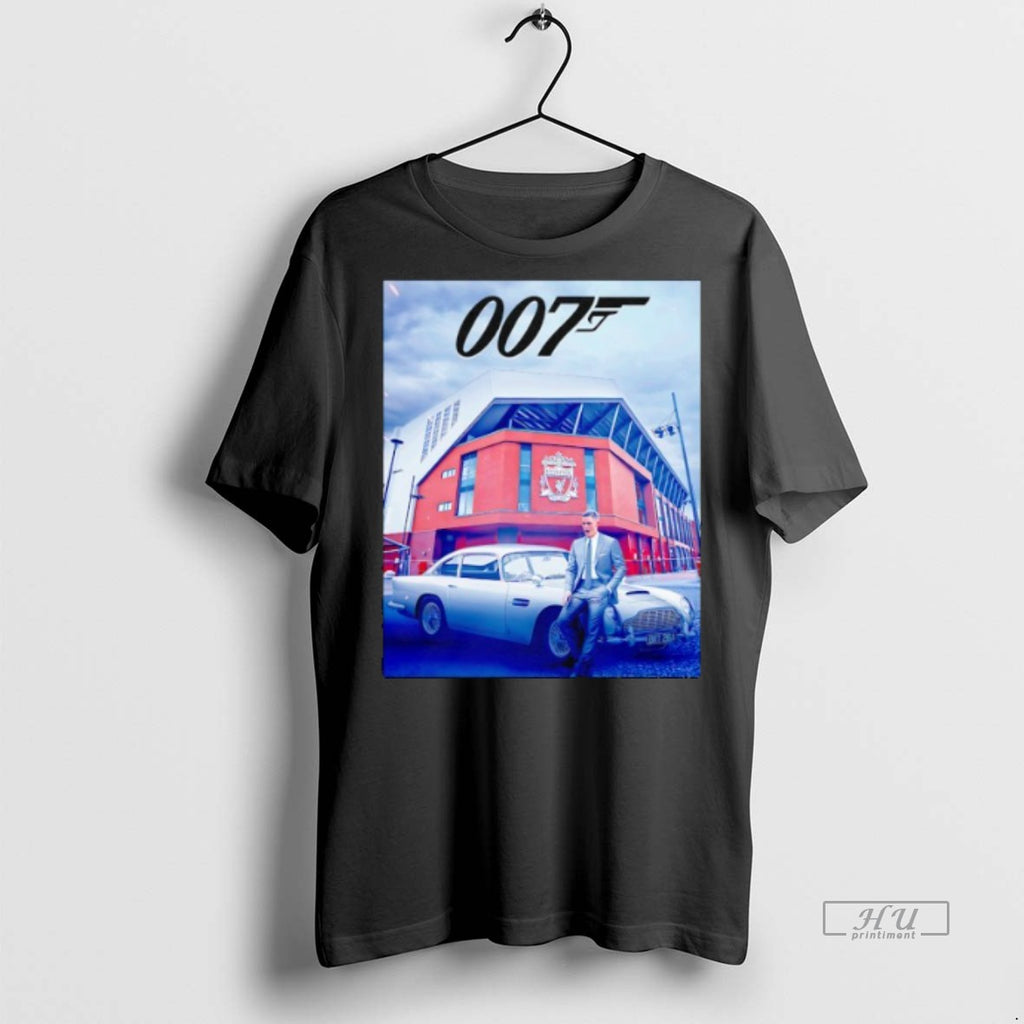 Officials James Bond X Aston Martin Db5 007 Liverpool Stadium Tee Shirt Sweater