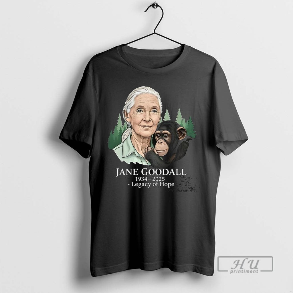 Officials Jane Goddall 1034 2025 Legagy Of Hope Remember T Shirt