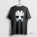 Officials Jason Horror Character Big Face Halloween T Shirts