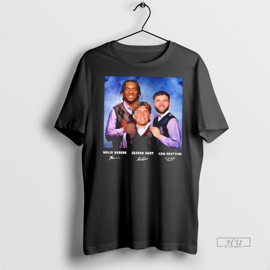 Officials Jaxson Dart Cam Skattebo Malik Nabers New York Step Bros T Shirt Sweater