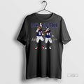 Officials Jaxson Dart Cam Skattebo Laser Eyes New York Football Signature Retro Tee Shirt Sweater