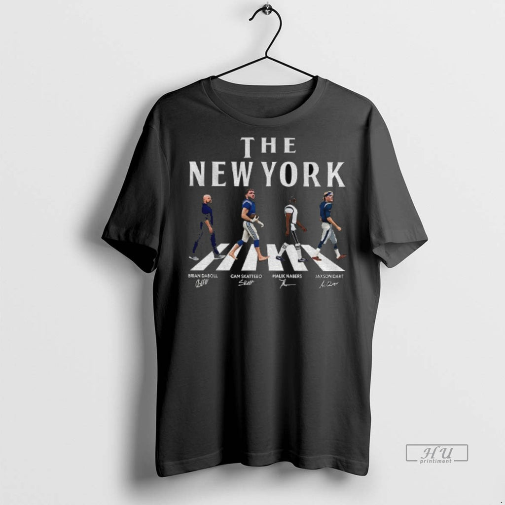 Officials Jaxson Dart Malik Nabers Cam Skattebo Brian Daboll The New York Giants Abbey Road