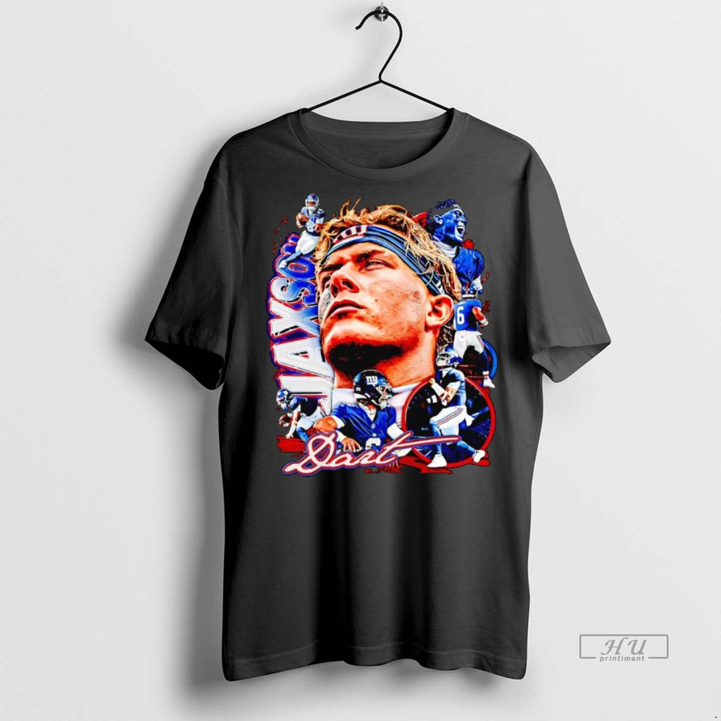Officials Jaxson Dart Picture Collage New York Giants T Shirt Sweater