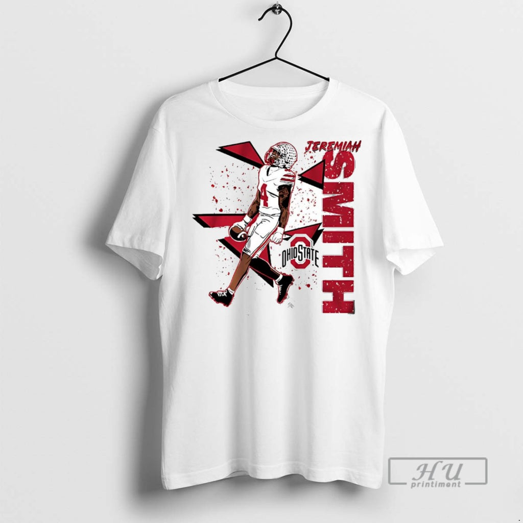 Officials Jeremiah Smith Shout 90s Style Ohio State Football T Shirts