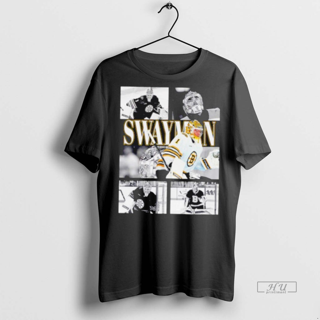 Officials Jeremy Swayman Nhl Boston Bruins Player Photo Tee Shirt Sweater
