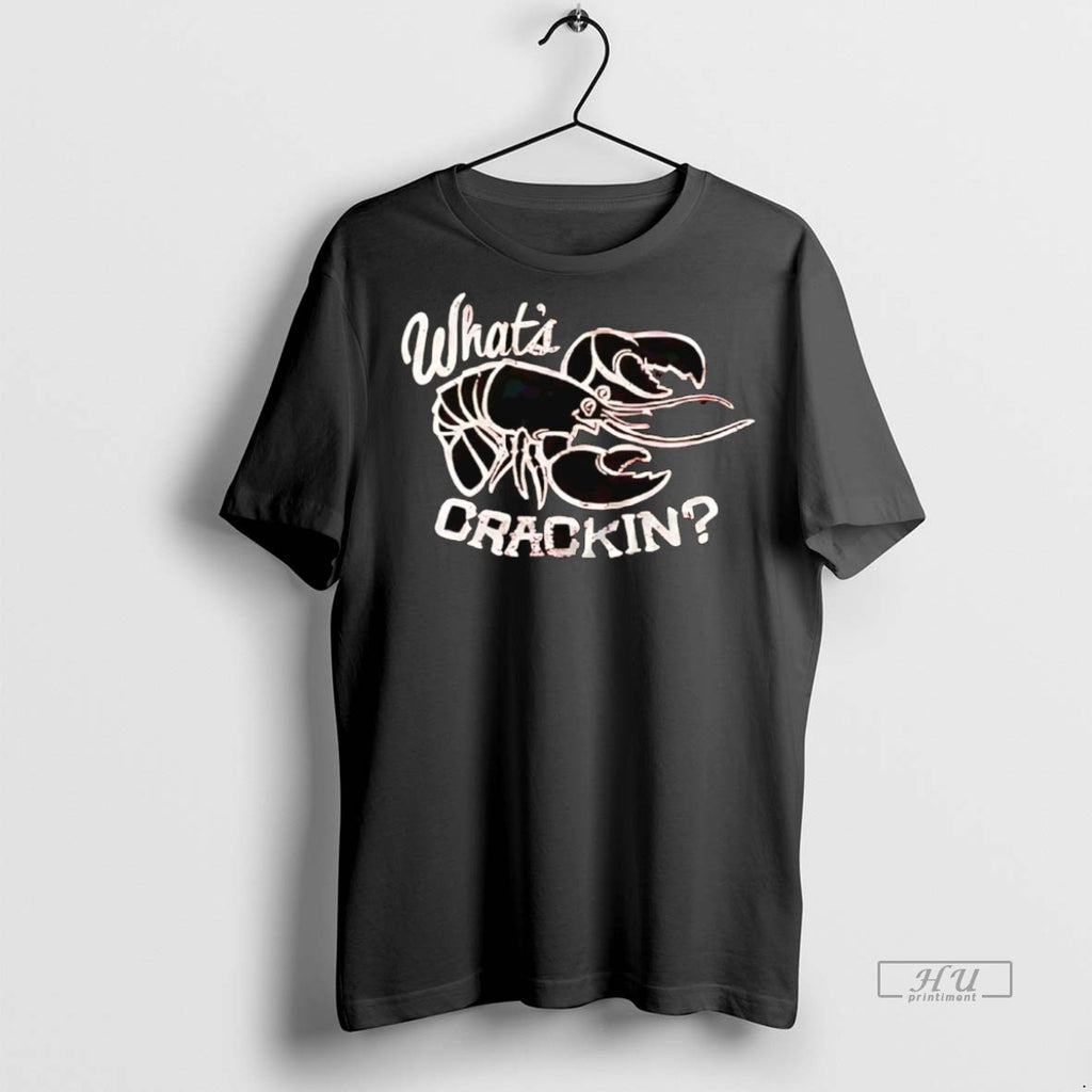 Officials John B Outer Banks Wearing Crawfish Whats Crackin Tee Shirt Sweater