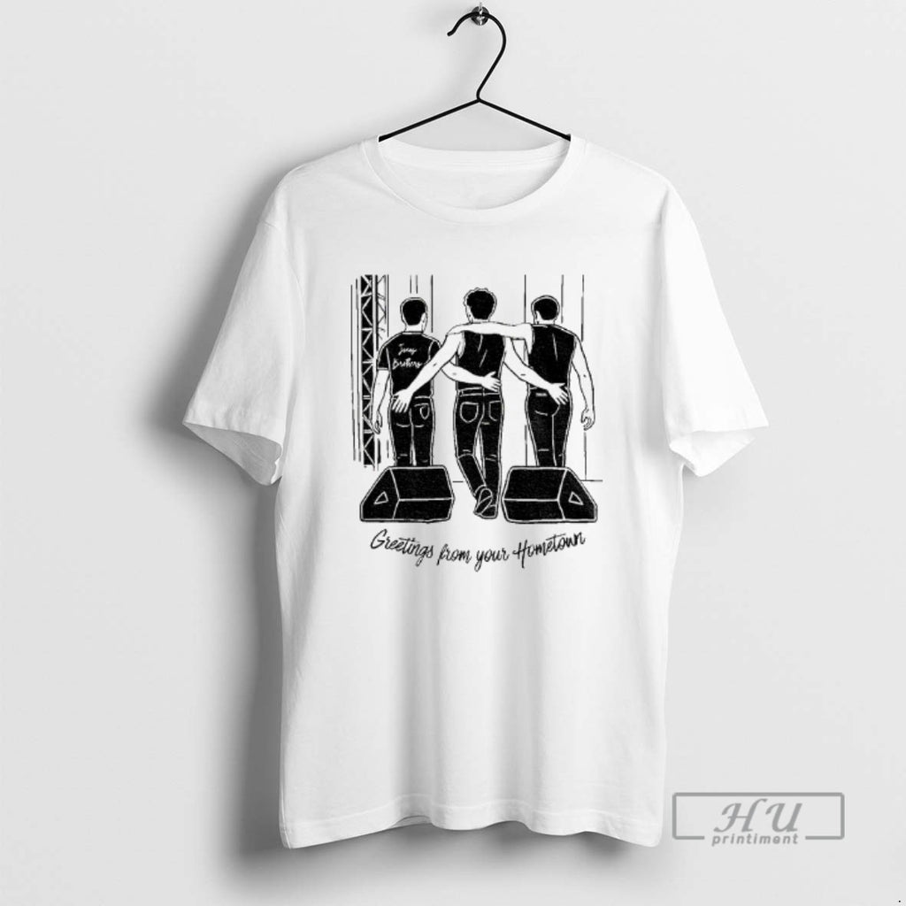 Officials Jonas Brothers Greetings From Your Hometown Exit Stage T Shirt