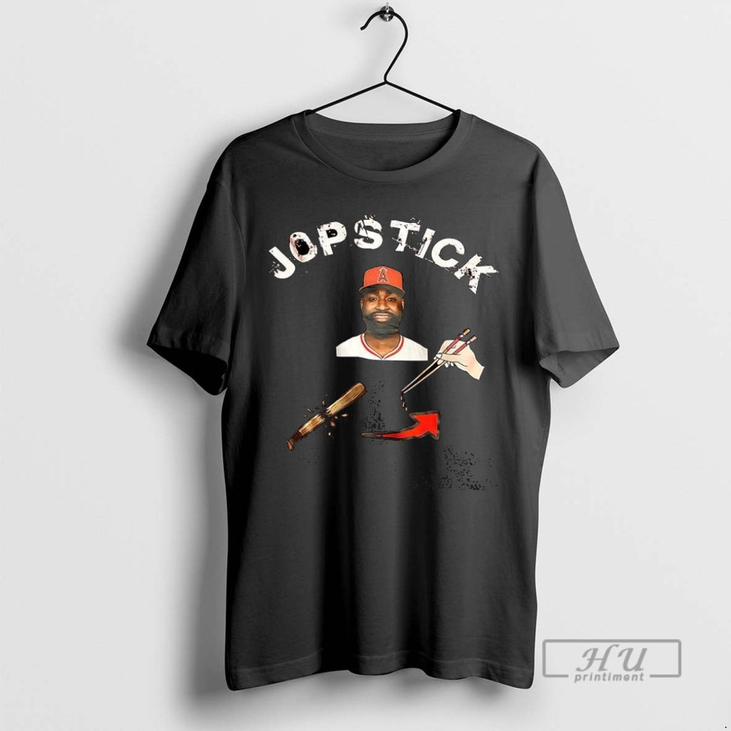 Officials Jopstick Jo Adell Los Angeles Angels T Shirt