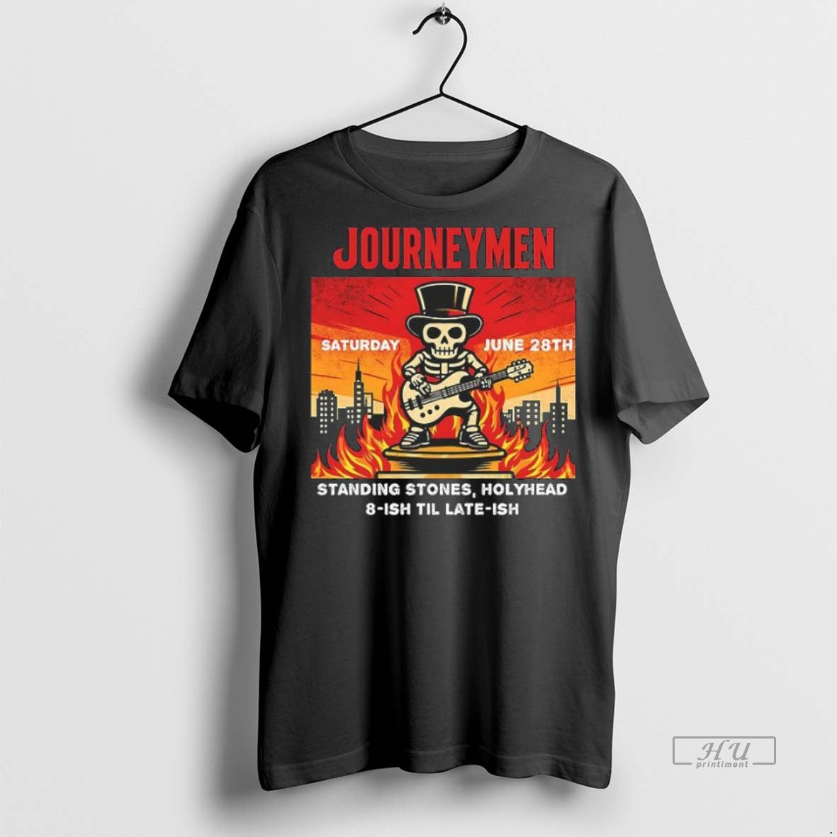 Officials Journeymen Standing Stones Holyhead Skeleton Tee Shirt Sweater