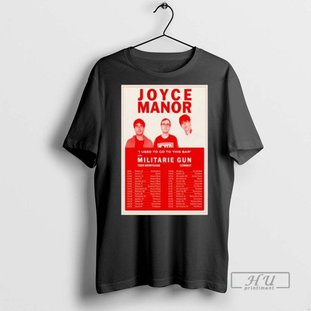 Officials Joyce Manor Bar Tour Militarie Gun Teen Mortgage Combat T Shirt Sweatshirt Hoodies