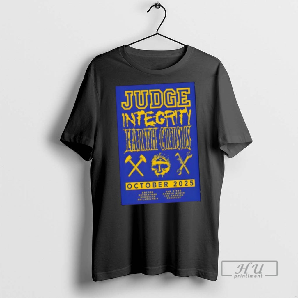 Officials Judge Earth Crisis Integrity 2025 T Shirt