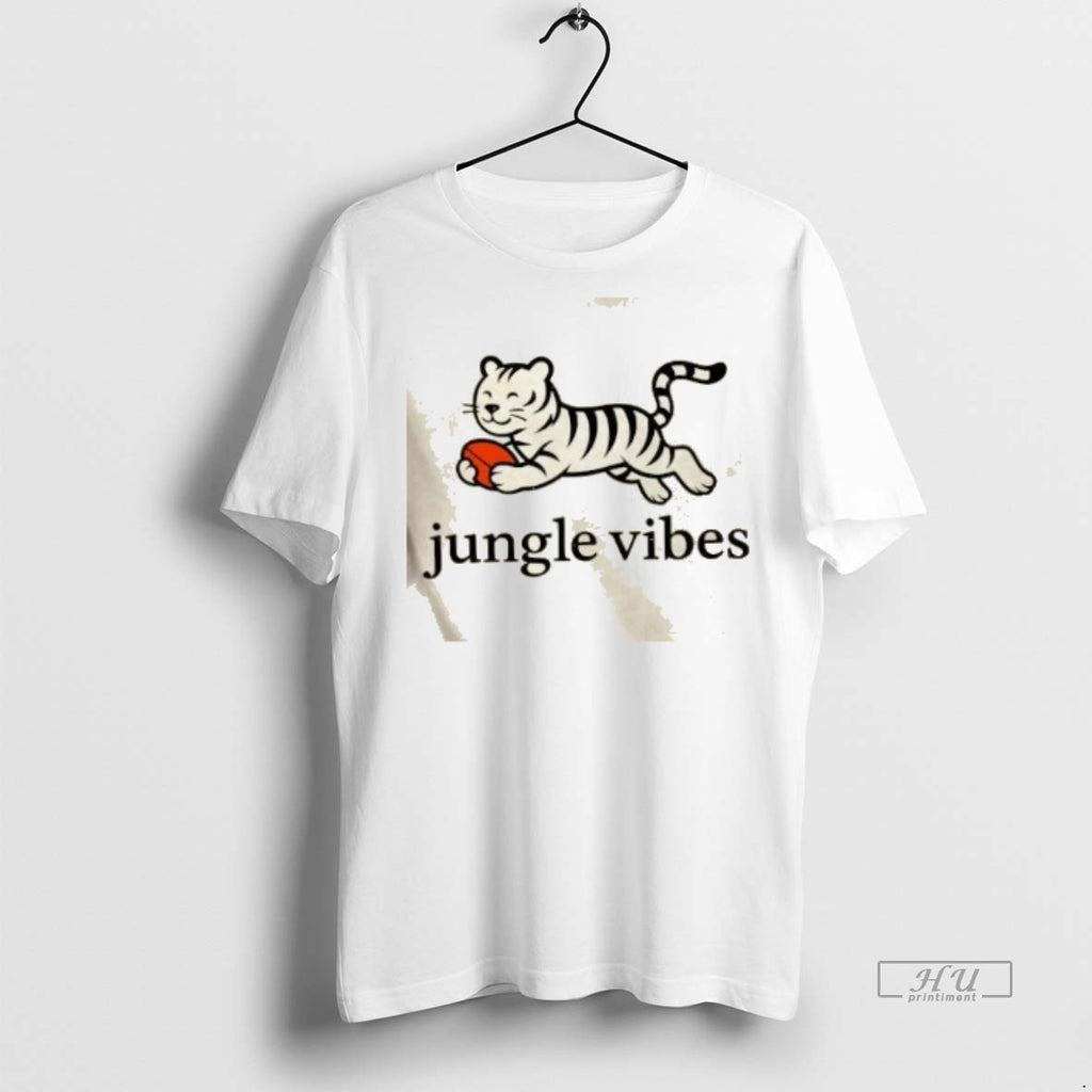 Officials Jungle Vibes Run Wild Tiger Tee Shirt Sweater