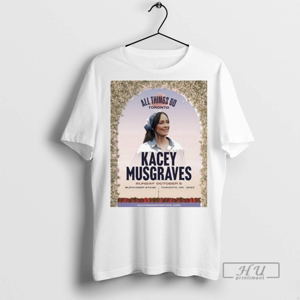 Officials Kacey Musgraves All Things Go Toronto On Oct 5 2025 T Shirt