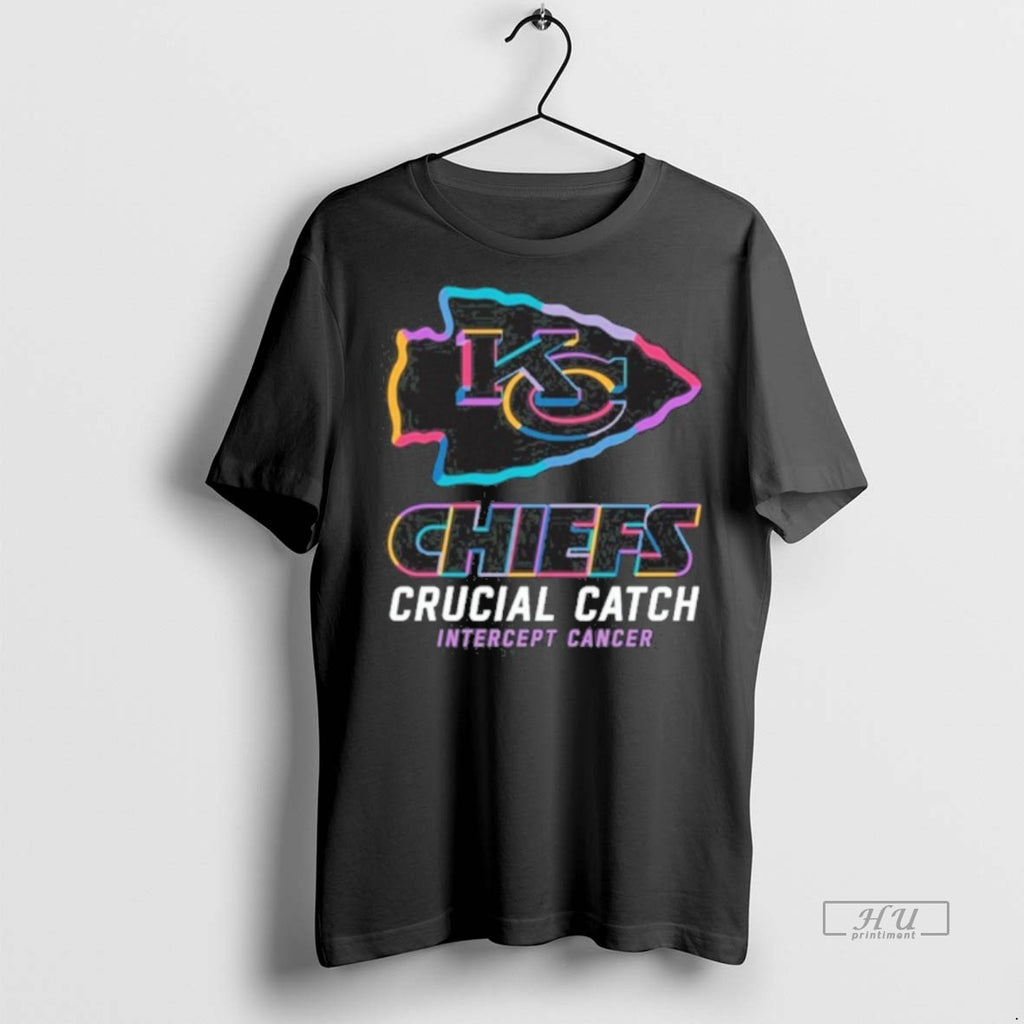 Officials Kansas City Chiefs Logo Crucial Catch Intercept Cancer Tee Shirt Sweater