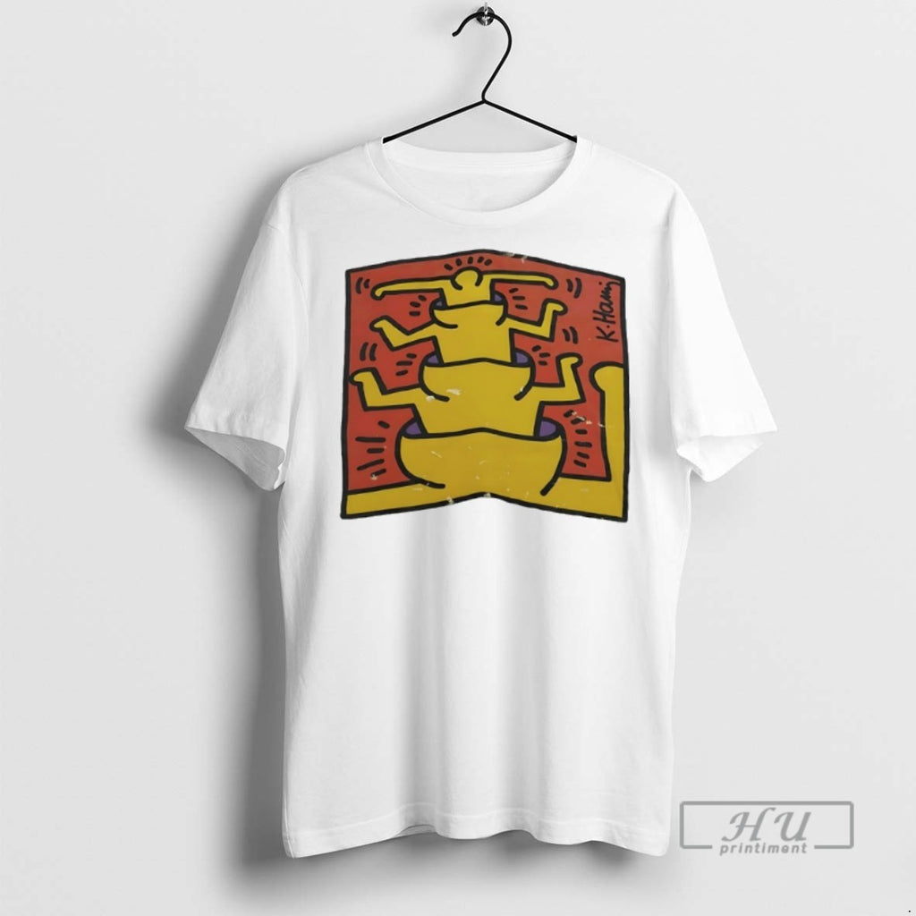 Officials Keith Haring Guggenheim Museum Learning Through Art 1993 T Shirt