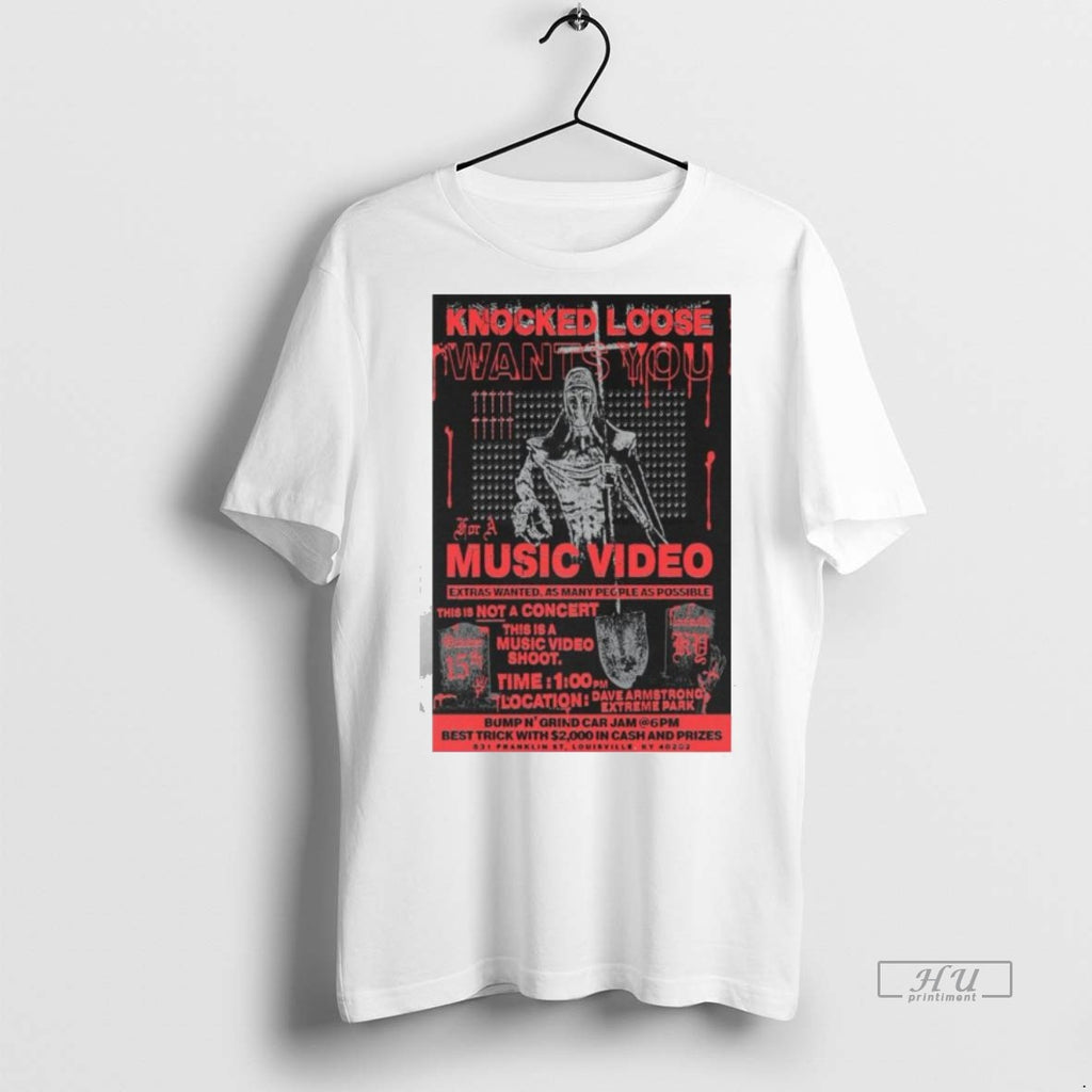 Officials Knocked Loose Wants You Louisville Ky October 15 2025 Concert Tee Shirt Sweater