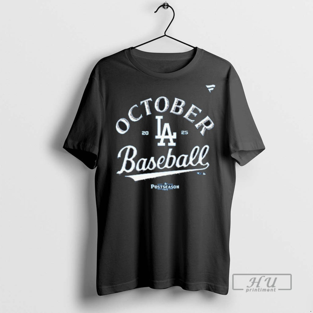 Officials La Dodgers October Baseball 2025 T Shirts